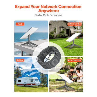 Starlink Gen 2 Cable 10 M Extension Cable Standard Generation 2 1200 Mps