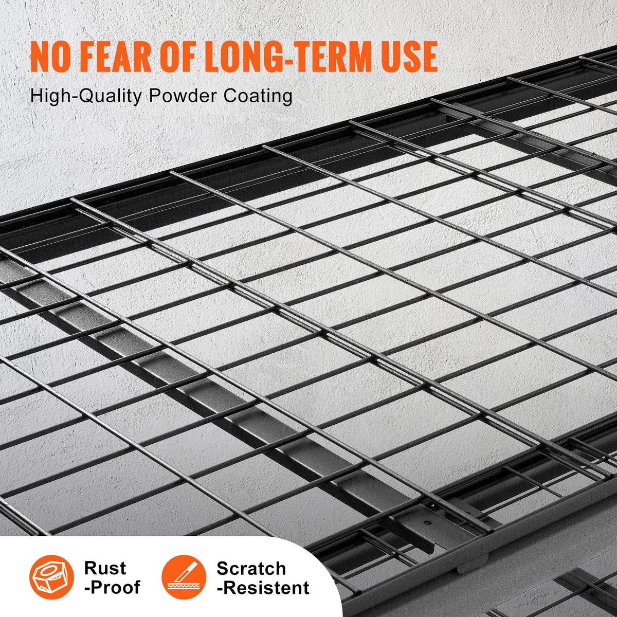 SPCC carbon steel garage shelving features a powder coating that resists rust and scratches