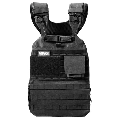 Weighted Vest, Body Weight Vest with Shoulder Pad, and Reflective Stripe, Exercise Set for Men Women, Workout Equipment for  Strength Training, Running, Jogging, Fitness, Muscle Building