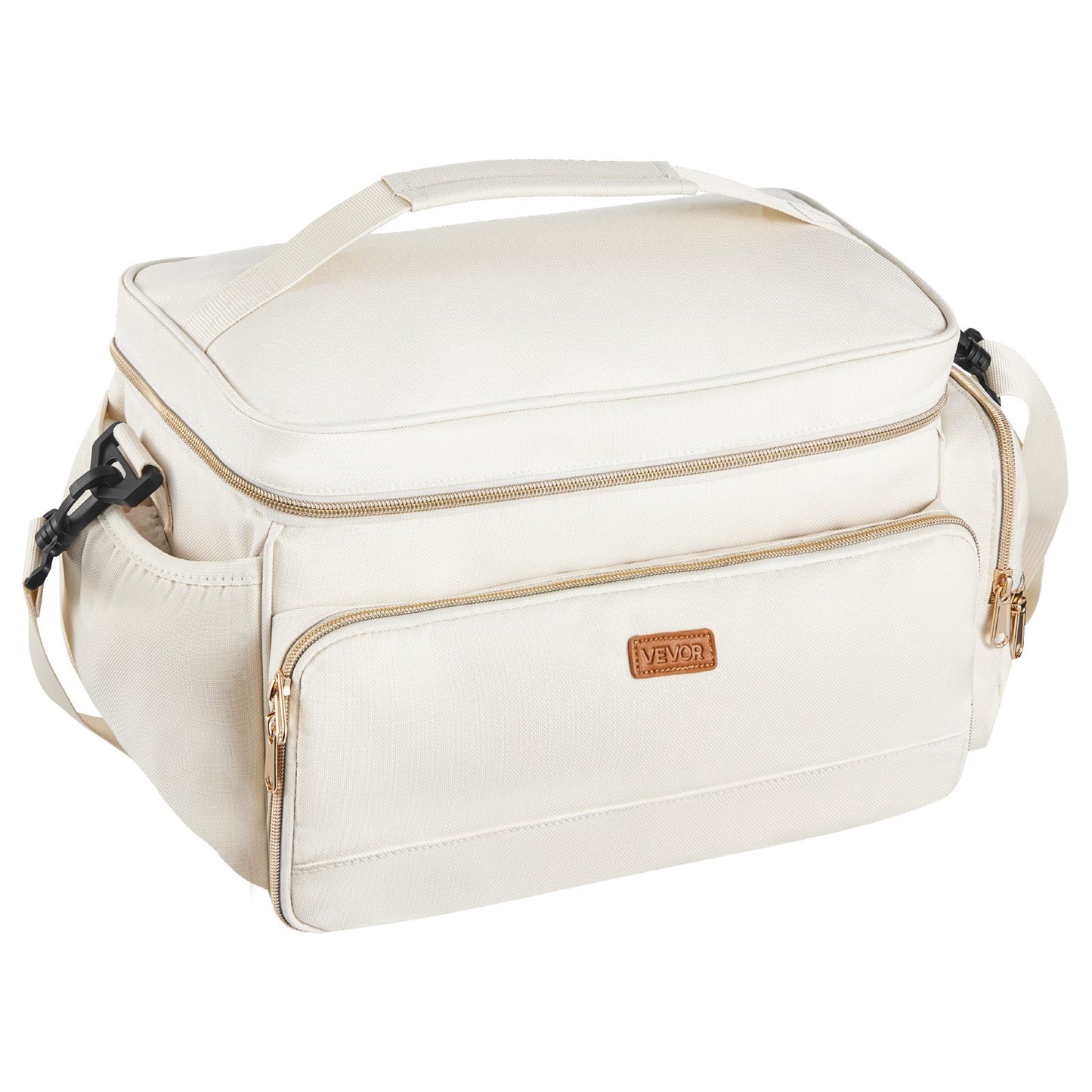 Breast Pump Bag, Breast Feeding Bag with Waterproof Mat, Fits for S1/S2, Pumping Accessories & Breastmilk Storage, Portable Pump Carrying Case for Work, Travel and Family Use, Beige