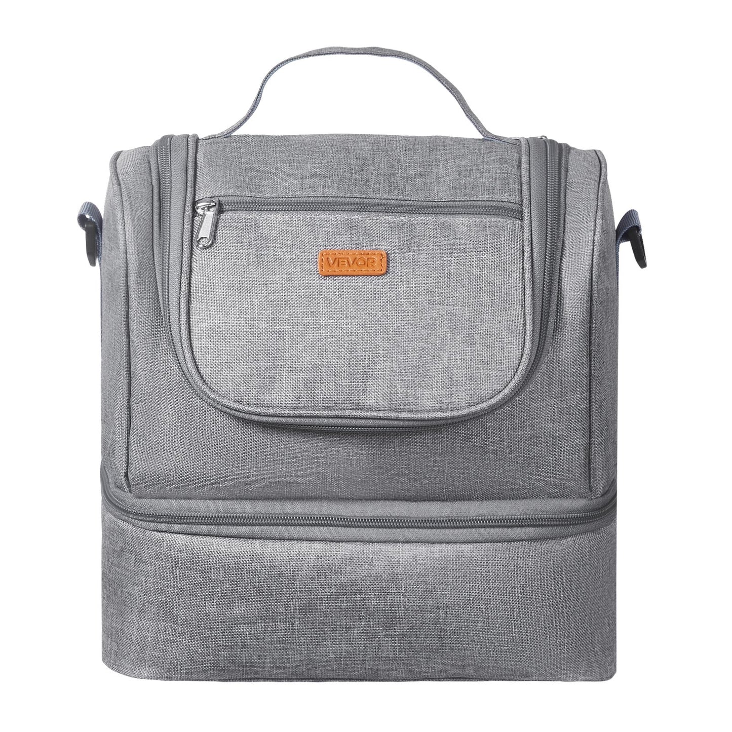 Breast Pump Bag, Breast Feeding Bag with Ice Pack, Fits for S1/S2, Pumping Accessories & Breastmilk Storage, Portable Pump Carrying Case for Work, Travel and Family Use, Grey