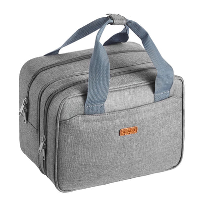 Wearable Breast Pump Bag, Breast Feeding Bag with Ice Pack, Fits for M5/M6, Pumping Accessories & Breastmilk Storage, Portable Pump Carrying Case for Work, Travel & Family Use, Grey