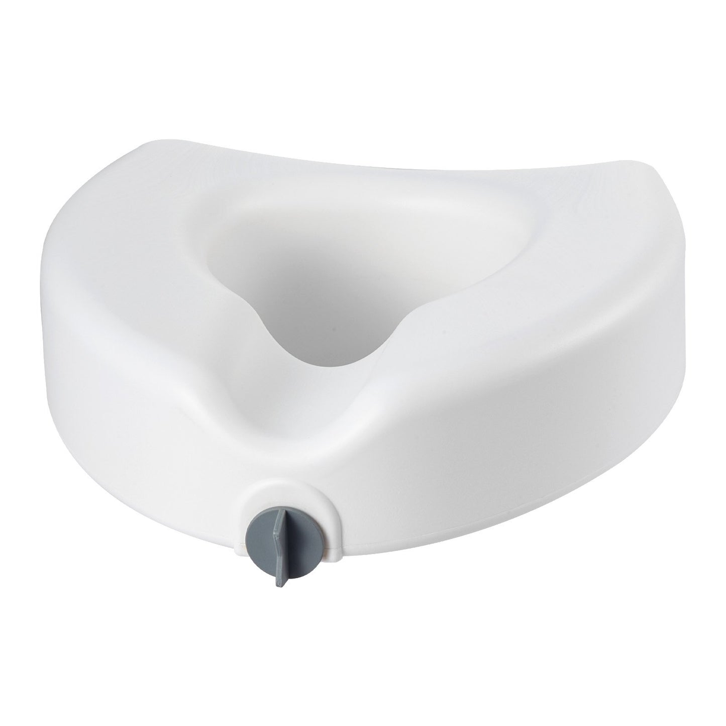 Raised Toilet Seat, 158.8 kg Capacity, 127 mm Lift Height, Commode Elevated Toilet Seat Riser with Enlarged Opening for Seniors, Elderly, Handicap, Disabled, Adults, Fits Elongated & Round Bowl
