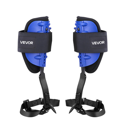Tree Climbing Spikes Set, Height-Adjustable Tree Climbing Gear with Straps & Waist Harness, 159 kg Load Capacity, Heavy Duty Steel Climb Spurs Arborist Equipment for Fruit Picking Hunting