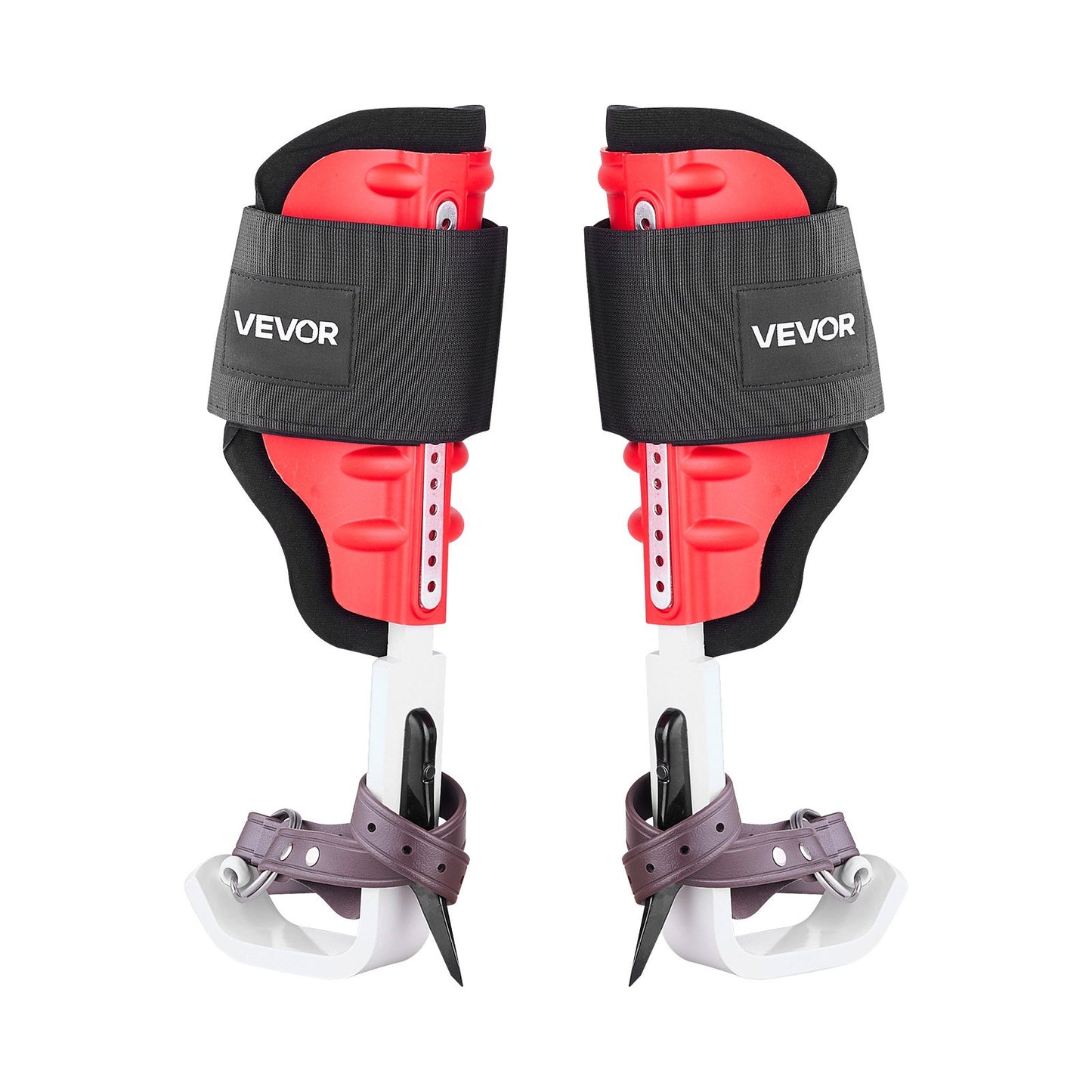 Tree Climbing Spikes Set, Height-Adjustable Tree Climbing Gear with Straps & Spike Protectors, 159 kg Load Capacity, Durable Aluminum Climb Spurs Arborist Equipment for Fruit Picking Hunting