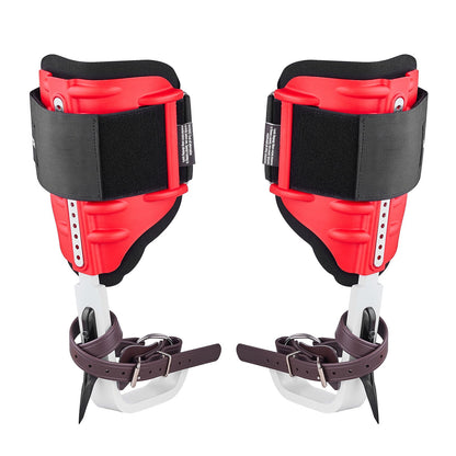 Tree Climbing Spikes Set, Height-Adjustable Tree Climbing Gear with Straps & Spike Protectors, 159 kg Load Capacity, Durable Aluminum Climb Spurs Arborist Equipment for Fruit Picking Hunting