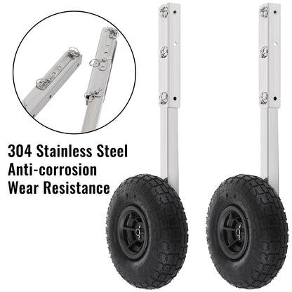 VEVOR Boat Launching Wheels, Boat Transom Launching Wheel, 310 LBS Loading Capacity