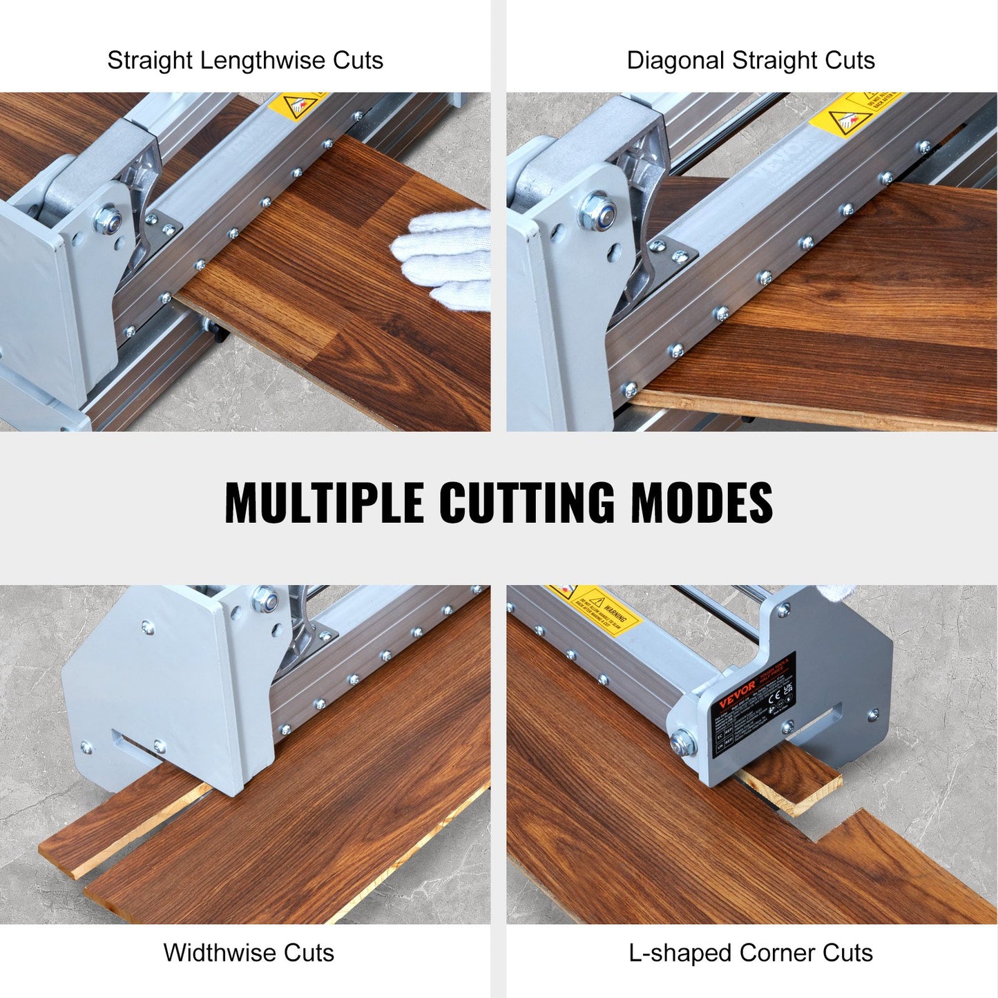 VEVOR Floor Cutter 330mm, Cuts Vinyl Plank, Laminate, Engineered Hardwood, Siding,