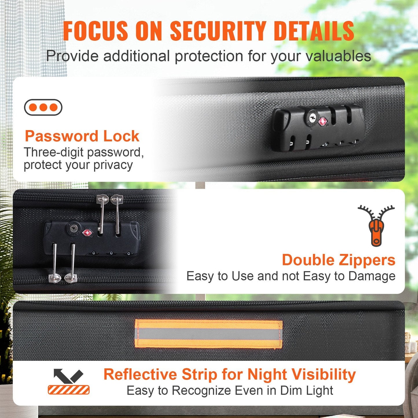 Fireproof & Waterproof Document Box with Lock, 3 Layers, 2000°C Protection