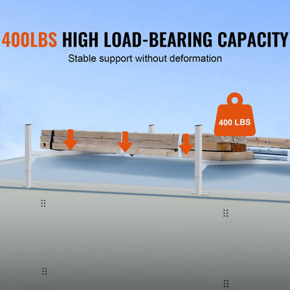Aluminum Alloy Van Roof Rack, 2 Bars, 181 kg Capacity, Adjustable Length