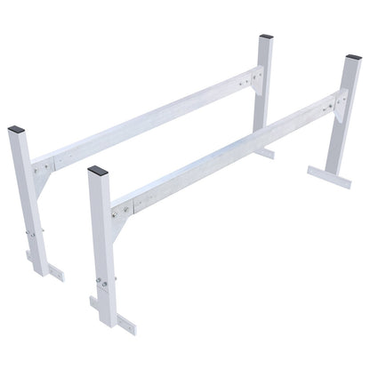 Aluminum Alloy Van Roof Rack, 2 Bars, 181 kg Capacity, Adjustable Length