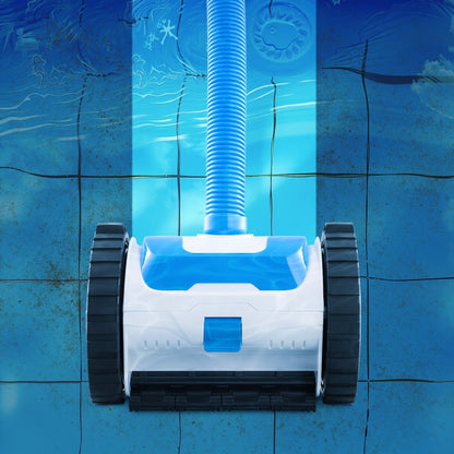 VEVOR Suction Pool Cleaner Vacuum Cleaner 2 Wheels for In/Above-ground Pool