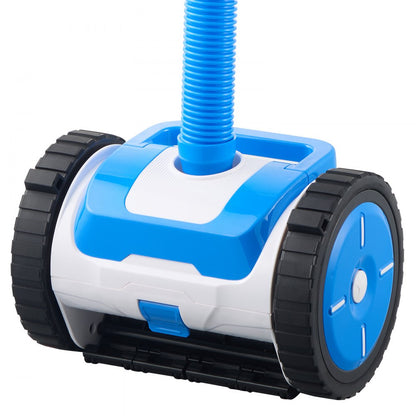 VEVOR Suction Pool Cleaner Vacuum Cleaner 2 Wheels for In/Above-ground Pool