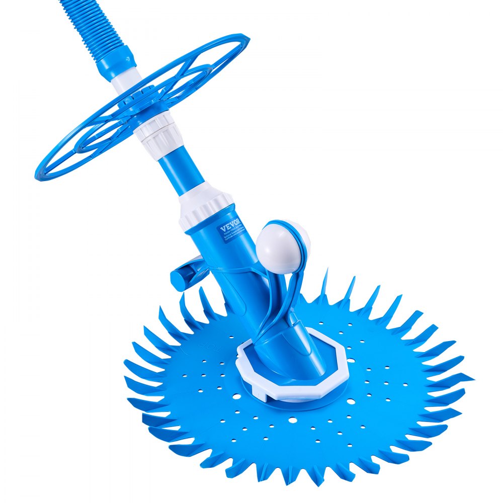 VEVOR Suction Pool Cleaner Vacuum Cleaner 12 Hoses for In/Above-ground Pool