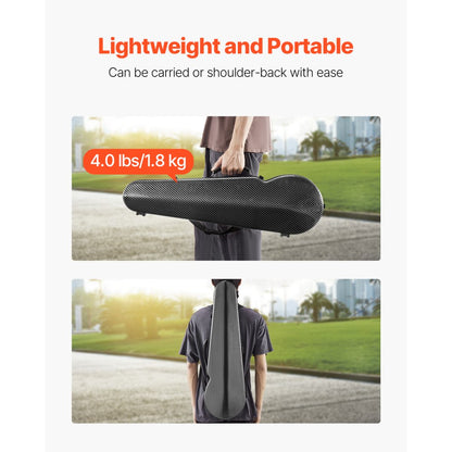 4/4 Full Size Violin Case, Built-in Hygrometer, Lightweight Portable Travel Carrying Bag, with Plush Lining, Dual Should