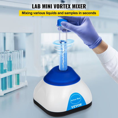 VEVOR Mini Vortex Mixer Lab Vortex Mixer Shaker 3000RPM 50ML for Lab Paint Ink