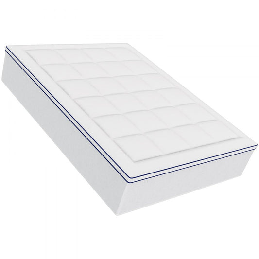 VEVOR Mattress Topper Fiber Fill Detachable & Washable Queen 25.4 mm Thickness