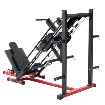 VEVOR Leg Press Hack Squat Combo Machine Adjustable Lower Body Special Home Gym