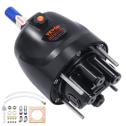 VEVOR Hydraulic Outboard Steering Pump, 1.4 Cubic Inches, 150HP Front Mount Hydraulic