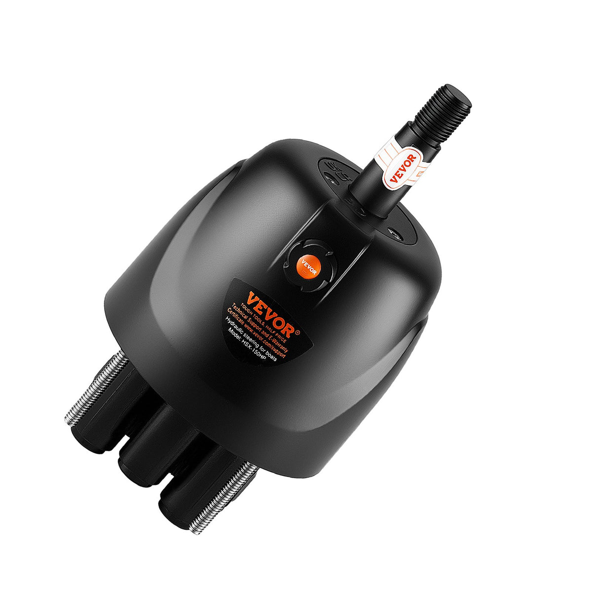 Hydraulic Steering Helm Pump 150 HP Outboard Hydraulic Pump for Boats, Marine Boat Steering System, 2.5 MPa Max Work Pressure, Aluminum Alloy Housing, Built-in Lock Valve, Replaceable Shaft Seal