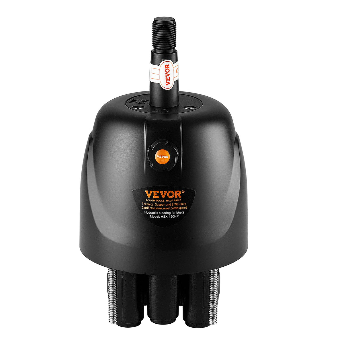 Hydraulic Steering Kit 150HP Hydraulic Outboard Steering System 7.32m, Marine Boat Steering System, 2.5 MPa Helm Pump, Two-Way Lock Cylinder, 7.32 m High-Strength Hoses, for Single-Engine Use