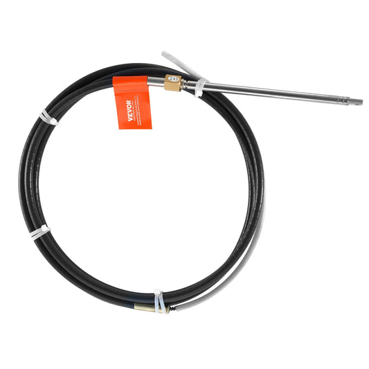 VEVOR Boat Steering Cable, 17 Feet Outboard Marine Rotary Steering Cable, 1/2 Ton