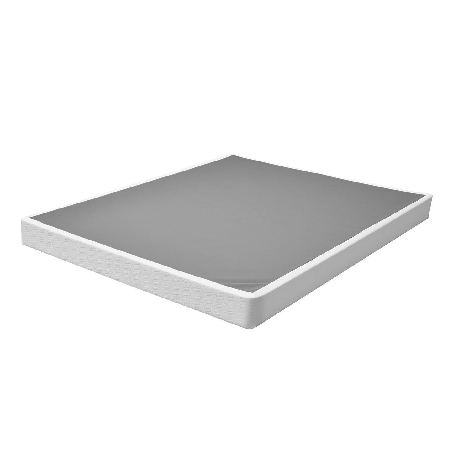 Box Spring, Queen Size Bed Frame with Washable Fabric Cloth, Heavy Duty Metal Frame for Queen Bed, 130 mm Mattress Foundation, 1587.57 kg Max Weight Capacity, Easy Assembly, 2010 x 1515 x 130 mm