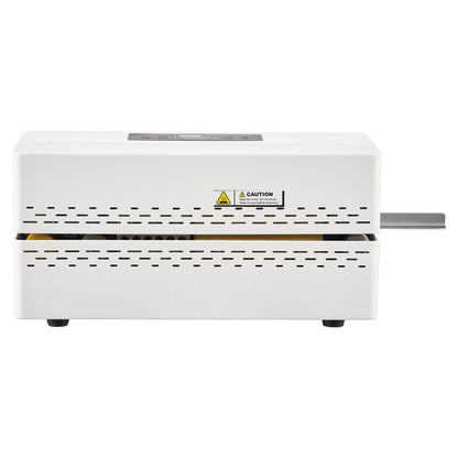Continuous Sealing Machine, 8-12 mm Seal Width, Automatic Continuous Band Sealer with Digital Temperature Control, Automatic Shutdown, Portable Heat Sealing Machine for 0.06-0.2 mm Plastic Bags
