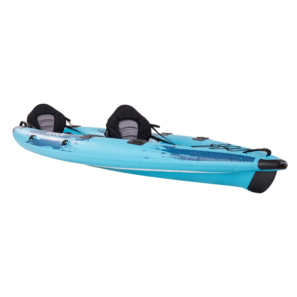 Inflatable Kayak 2-Person Inflatable Recreational Kayak 318kg Capacity