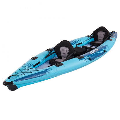 Inflatable Kayak 2-Person Inflatable Recreational Kayak 318kg Capacity