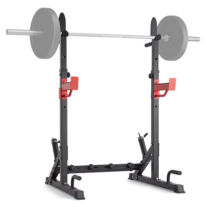 Adjustable Heavy Duty Squat Rack & Barbell Stand with Enhanced Safety Features