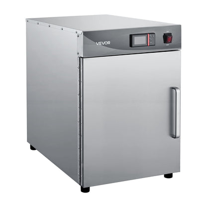 Electric Hot Box Food Warmer, 4-Tier Commercial Warming Cabinet with Water Tray, Single-Door and Adjustable Shelves, Stainless Steel Food Warmer Cabinet, for Restaurant, Kitchen, Pizza, Chicken