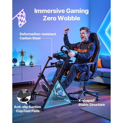 Racing Wheel Stand Adjustable & Foldable for Logitech G923 G920 G29 G27