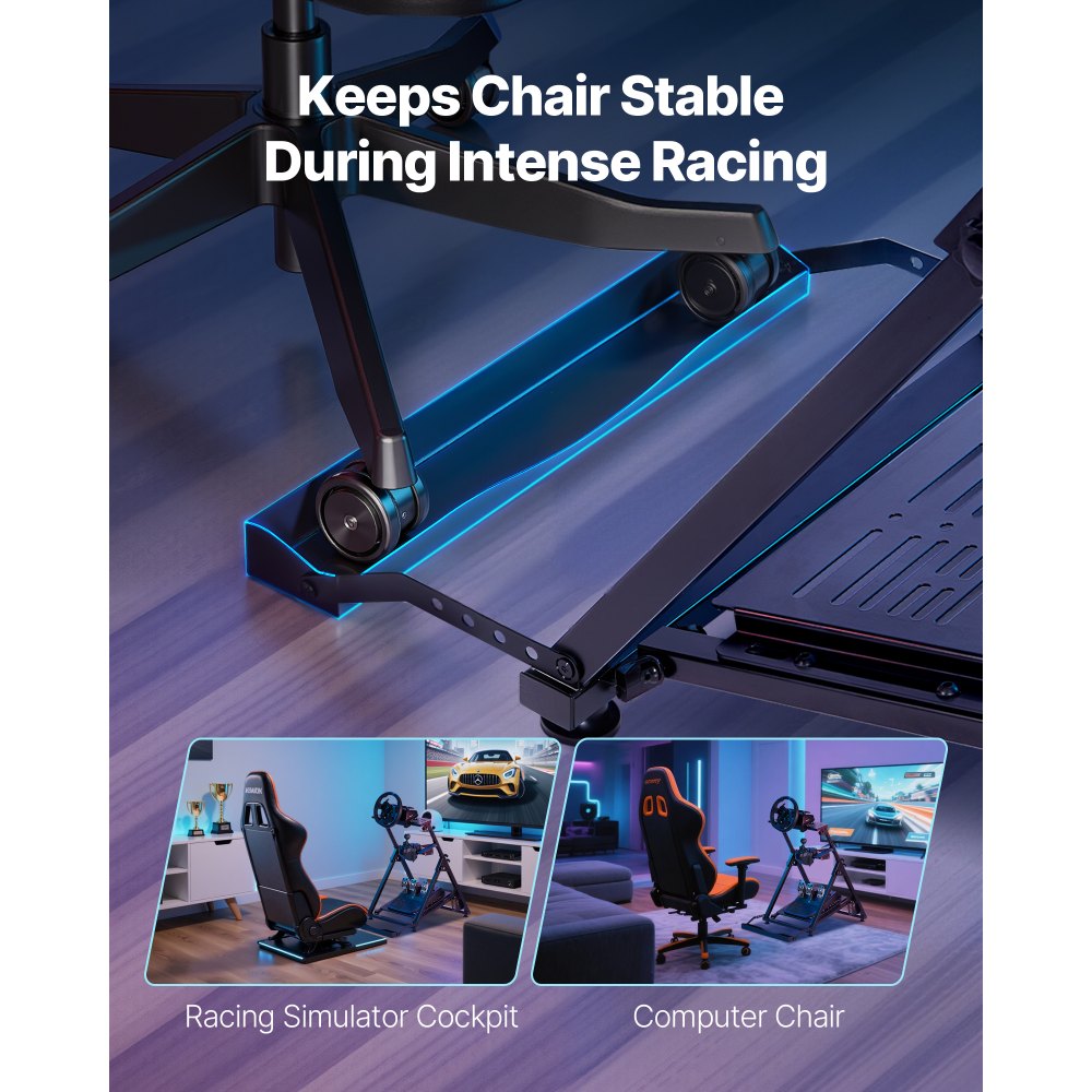 Racing Wheel Stand Adjustable & Foldable for Logitech G923 G920 G29 G27