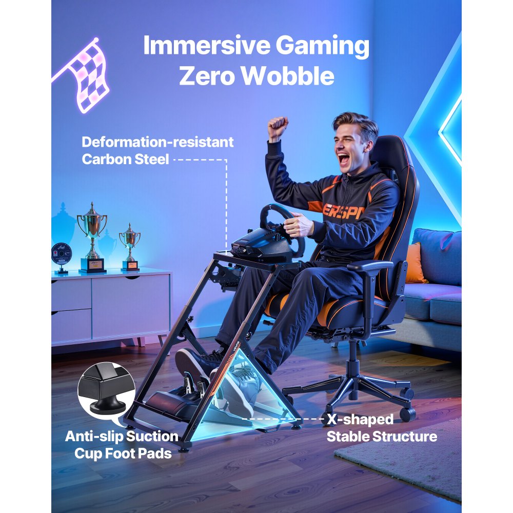 Racing Wheel Stand Foldable for Logitech G923 G920 G29 G27 Compact