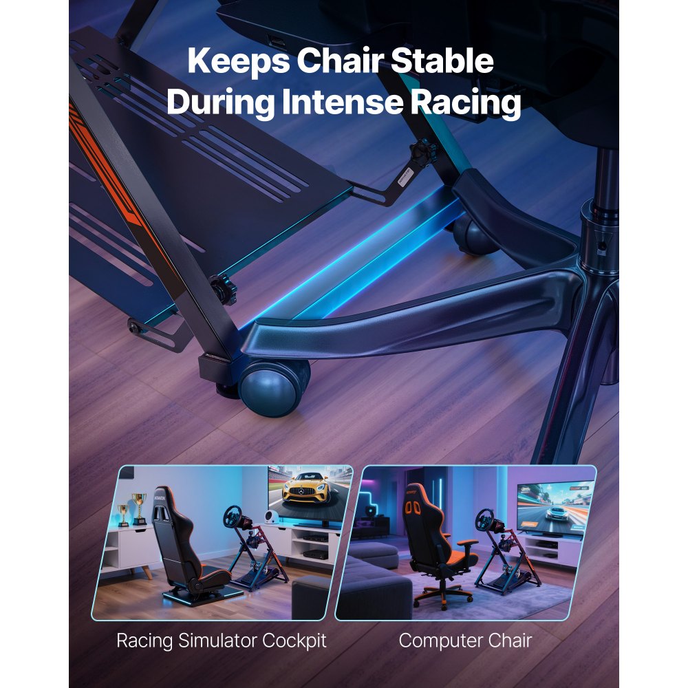 Racing Wheel Stand Foldable for Logitech G923 G920 G29 G27 Compact