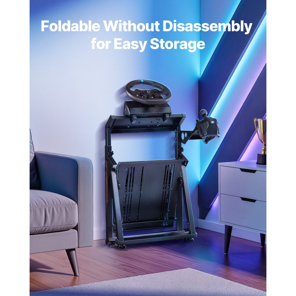 Racing Wheel Stand Foldable for Logitech G923 G920 G29 G27 Compact