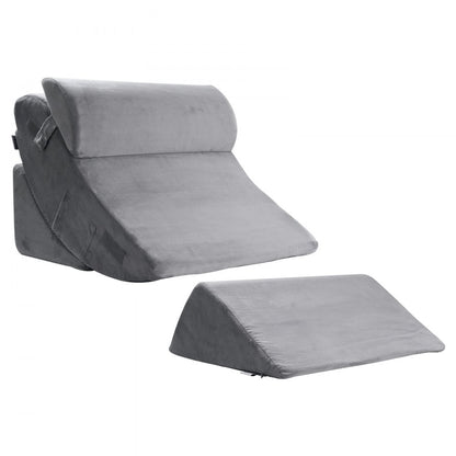 VEVOR Orthopedic Bed Wedge Pillow 4 Pcs Adjustable for GERD Sleep Back Leg Neck