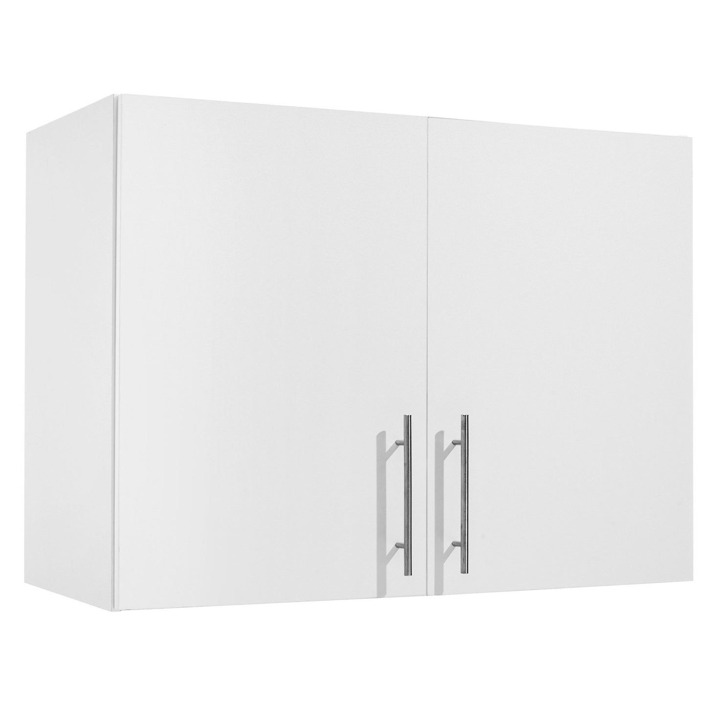 Laundry Room Wall Cabinet, 2-Tier Wall Mounted Hanging Cabinet with Adjustable Shelf, Cupboard Storage with 2 Doors, for Bathroom, Kitchen, Laundry, 40.6 x 81.3 x 61 cm (D x W x H), White