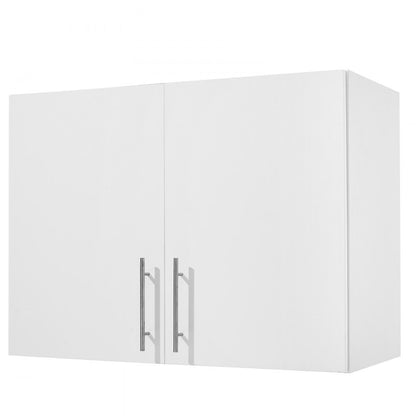 VEVOR 81.3 cm Laundry Room Wall Cabinet 2-Tier Kitchen Cupboard with 2 Doors