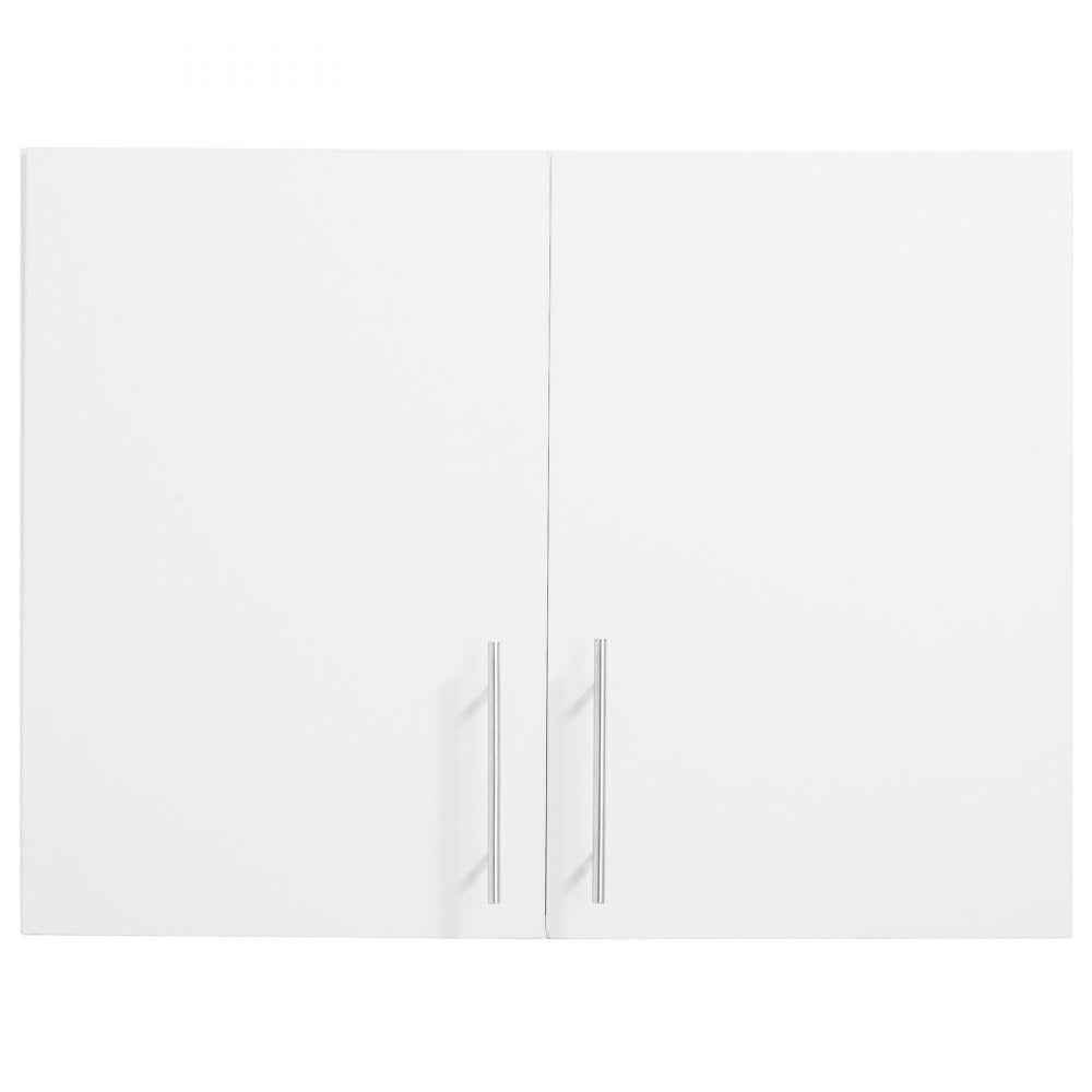 VEVOR 81.3 cm Laundry Room Wall Cabinet 2-Tier Kitchen Cupboard with 2 Doors