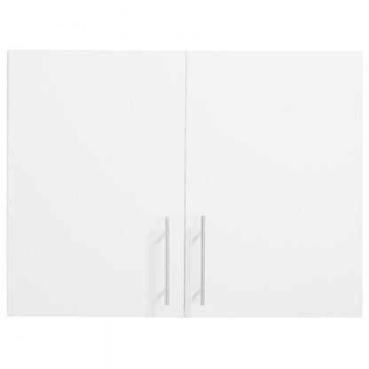 VEVOR 81.3 cm Laundry Room Wall Cabinet 2-Tier Kitchen Cupboard with 2 Doors