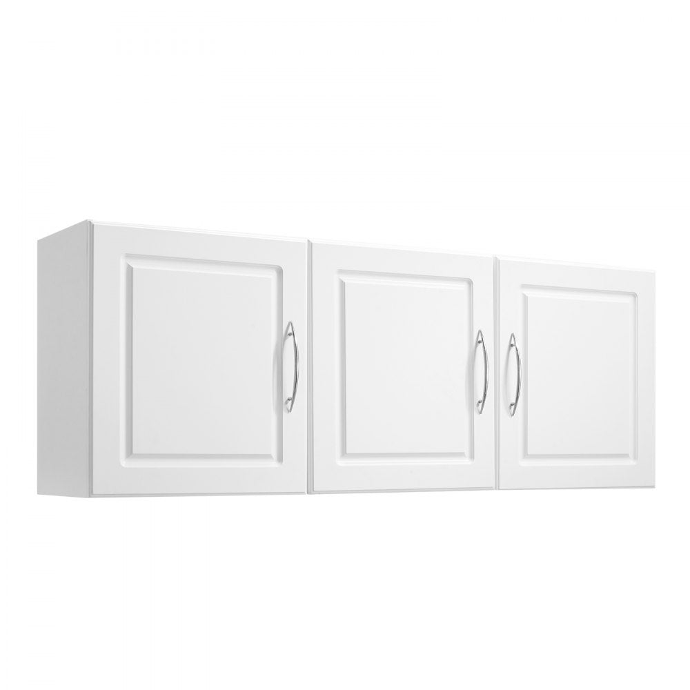 VEVOR 137.2 cm Laundry Room Wall Cabinet 2-Tier Kitchen Cupboard with 3 Doors