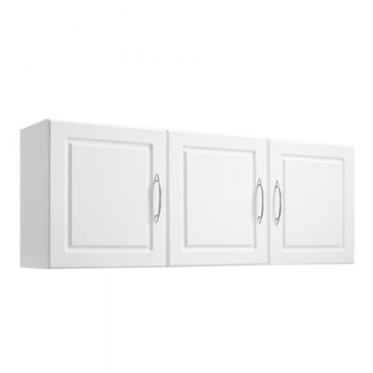 VEVOR 137.2 cm Laundry Room Wall Cabinet 2-Tier Kitchen Cupboard with 3 Doors