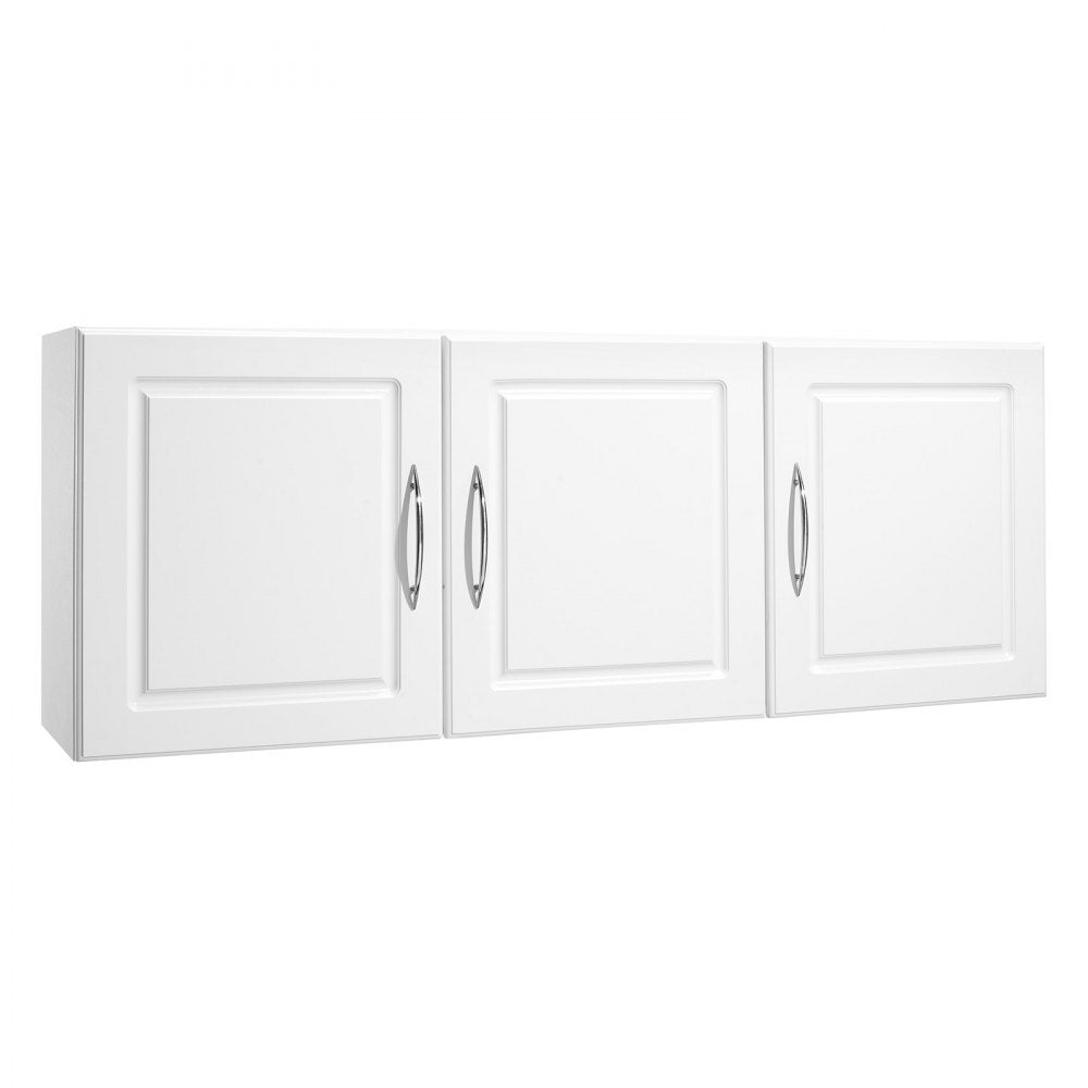 VEVOR 137.2 cm Laundry Room Wall Cabinet 2-Tier Kitchen Cupboard with 3 Doors