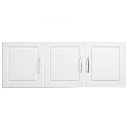 VEVOR 137.2 cm Laundry Room Wall Cabinet 2-Tier Kitchen Cupboard with 3 Doors
