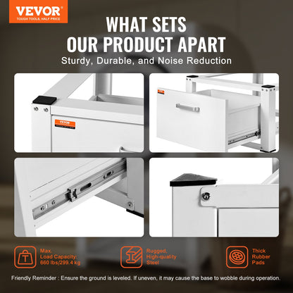 VEVOR Laundry Pedestal 686mmmW x 366mmH, Washer And Dryer Base Stand Platform Universal
