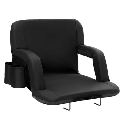 VEVOR Stadium Seat with Back Support, Wide Bleacher Seat Back, Folding Padded Cushion