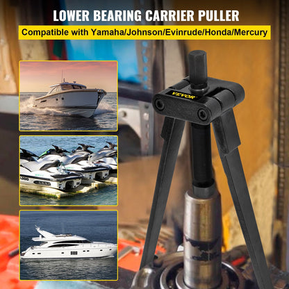 Adjustable Lower Bearing Carrier & Propeller Puller with Steel Arms, 55.3 x 8.15 cm