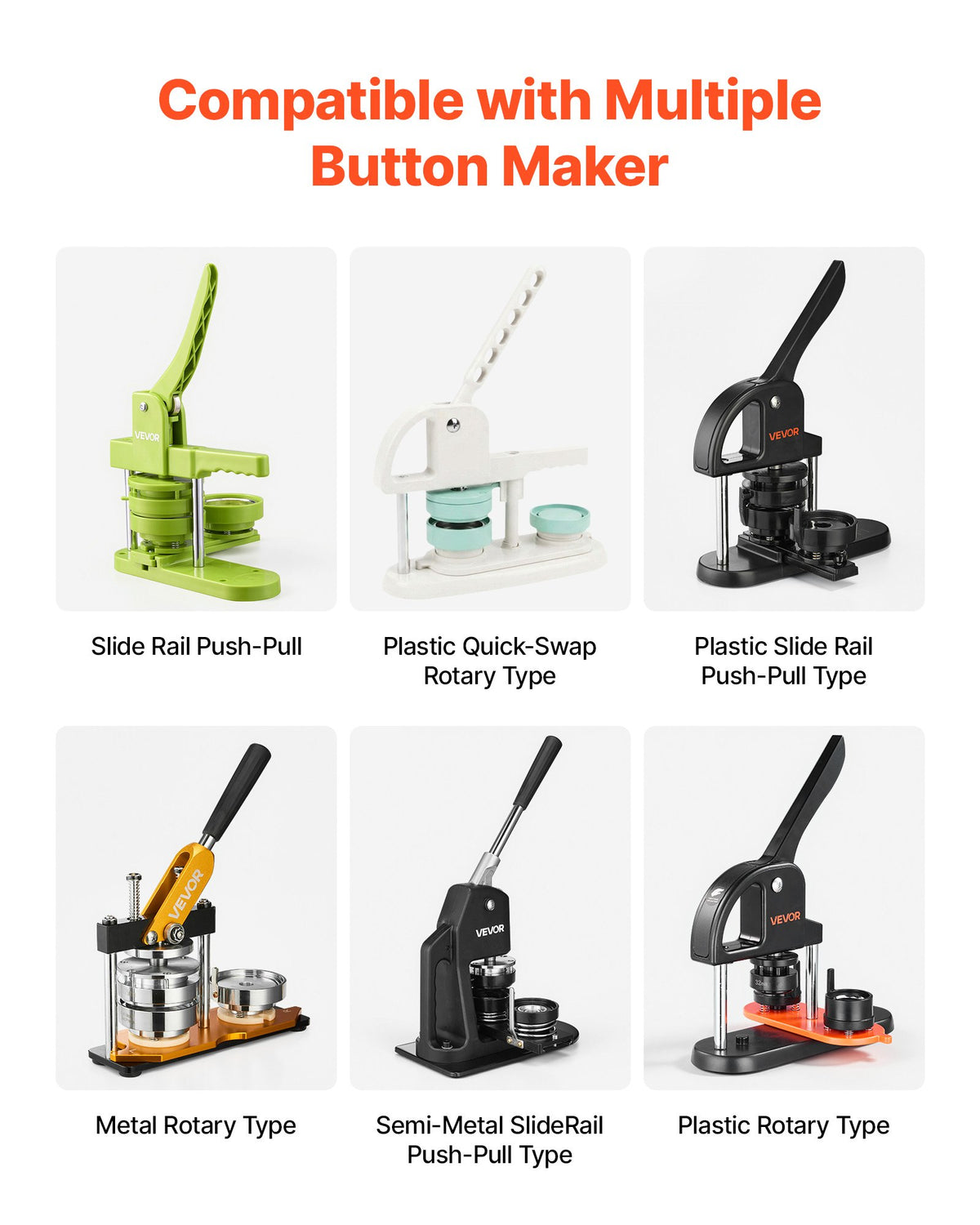 Button Maker Supplies 100 Sets 2.95 in / 75 mm Pin Back Button Parts, with Metal Backs, Metal Shells, Clear Mylar Films, and Blank Circle Papers, for Home DIY, School Events, and Custom Studio